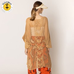 Trendy Bohemian Pattern Crochet Cardigan