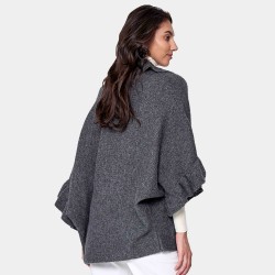 Women's Ruffle Knit Cardigan - Elegant and Feminine Layering